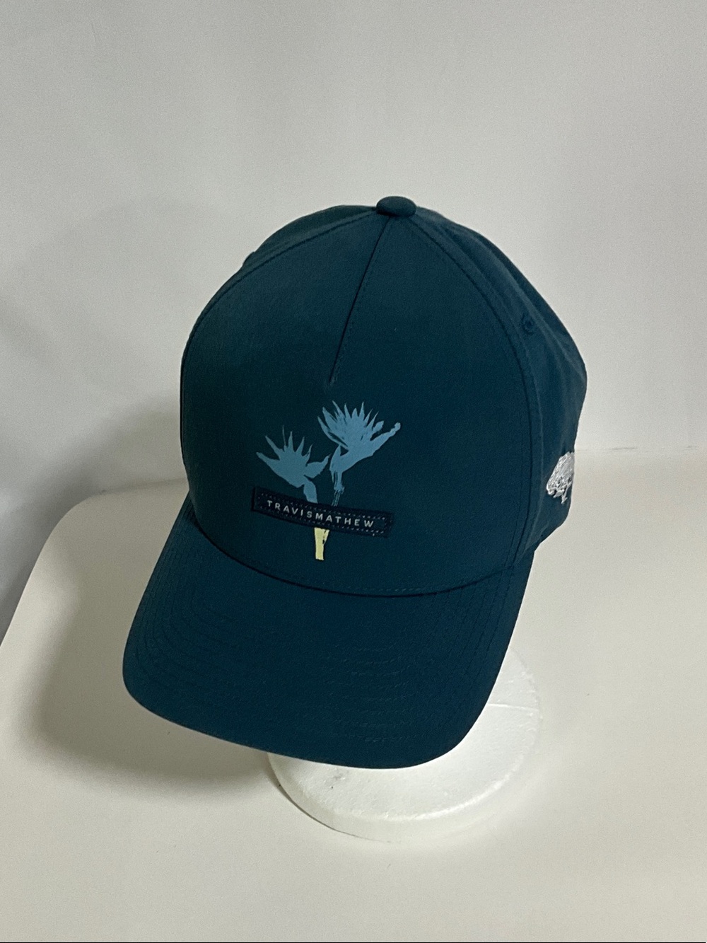 Travis Mathew Teal 110 Flex Fit Golf Cap